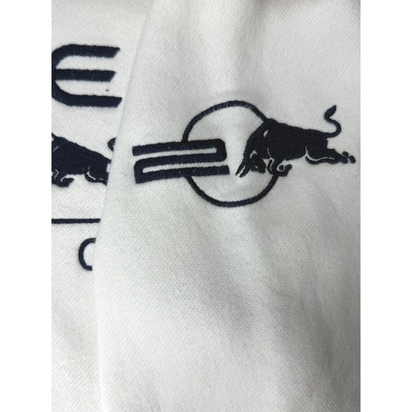 Hollister Oracle Red Bull Racing Hoodie White XS F1 Formula One Logo Pullover - Picture 6 of 8
